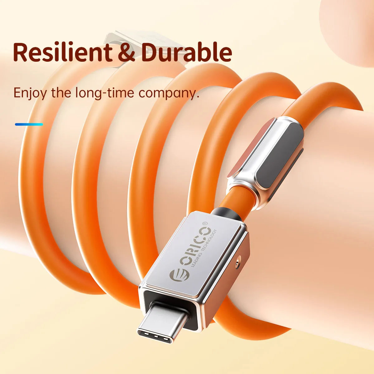 ORICO Cable USB4 240W USB-C Silicona Carga Rápida PD 8K Thunderbolt 3 - imagen 5