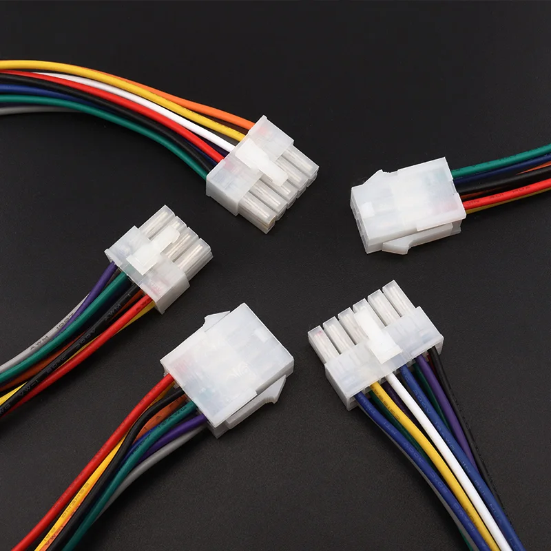 2 uds 30CM 5556 5557 5559 2*2/3/4/5/6/8/10/12 conector macho hembra con Cable 4,2 MM paso 18AWG 2X3/2X4/2X5/2x6P