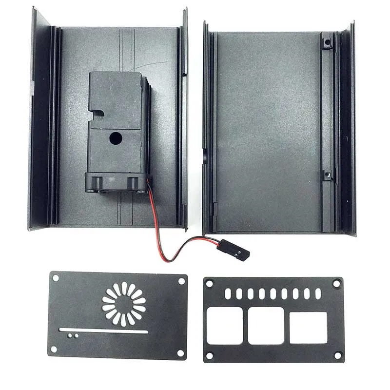 Raspberry Pi 4 Caja de aluminio Mini sistema de enfriamiento de torre de hielo con ventilador de enfriamiento silencioso de 25 mm + kit de disipador de calor para Raspberry Pi 4 modelo B - imagen 5