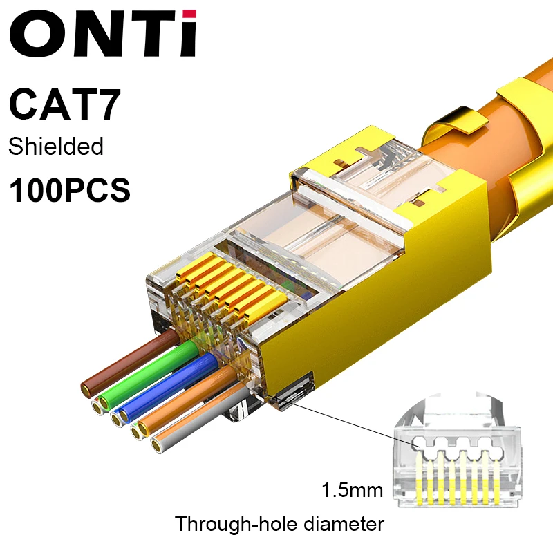 CAT7 Gold 100pcs
