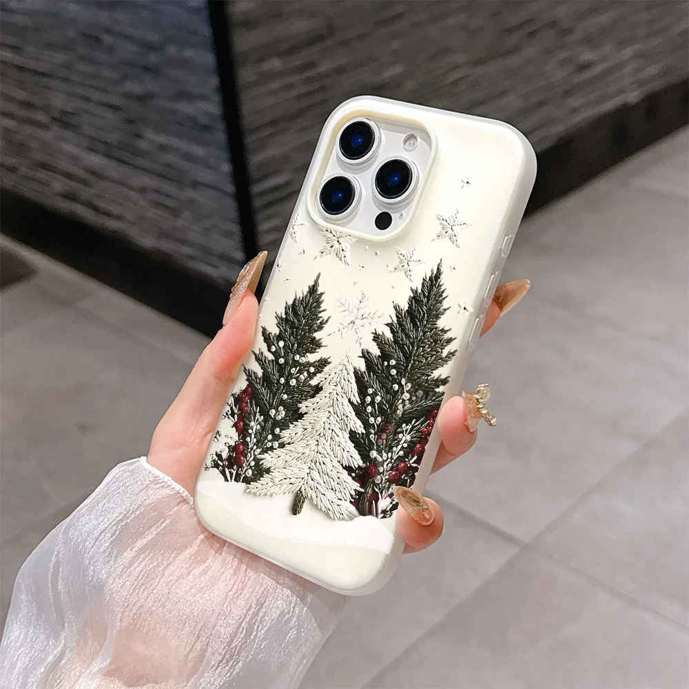Funda bonita con diseño de árbol de Navidad para Samsung Galaxy A16 A15 A17 A06 A07 A05 A05S A04 A04E A14 A13 A03S M35 A33 A24 - imagen 5