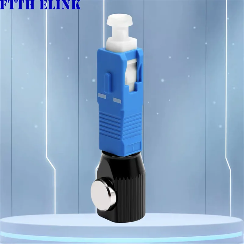 Adaptador de fibra desnuda LC APC 2 uds SC/FC/ST 125-127um conector de acoplador de fibra óptica de tipo redondo cabeza adaptadora envío gratis - imagen 3