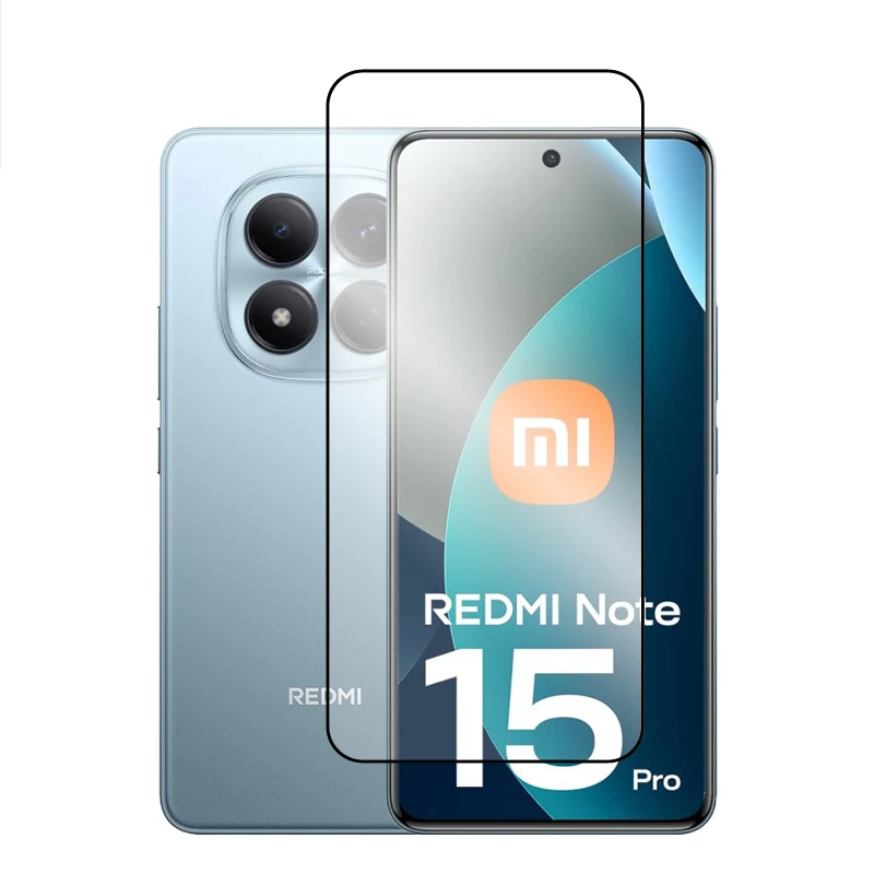 Para Redmi Note 15 Pro vidrio para Redmi Note 15 Pro 4G 5G vidrio templado 2.5D Protector de pantalla de cubierta completa para película Note 15 Pro - imagen 5