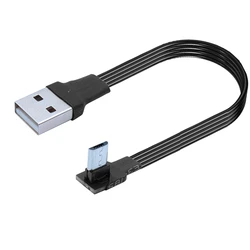 Cable Micro USB Angular 90° – Carga y Sincronización