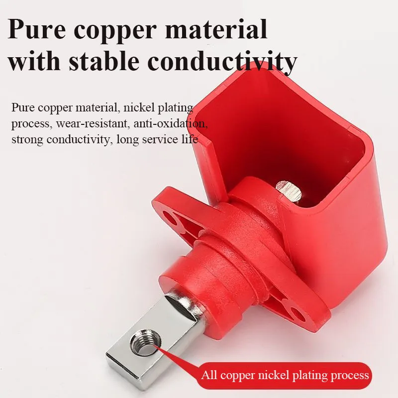 Terminal de batería de litio 500A 300A 150A, conector de almacenamiento de energía nueva de alta corriente a través de bloques de terminales de batería de pared - imagen 2