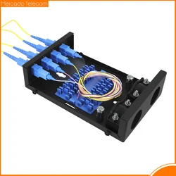 Panel Fibra Óptica 4 Puertos SC FC LC ST – Desktop