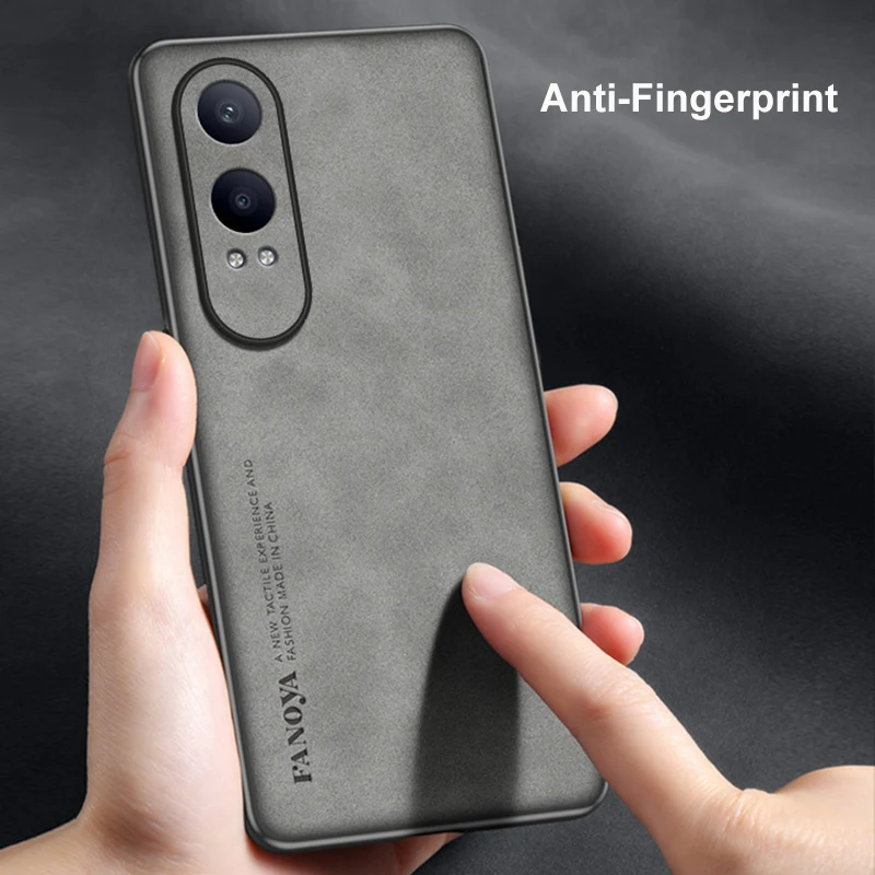 Para OnePlus Nord CE 4 Lite funda de lujo de cuero PU funda de teléfono para OnePlus Nord CE4 Lite 5G contraportada protección de silicona mate - imagen 5