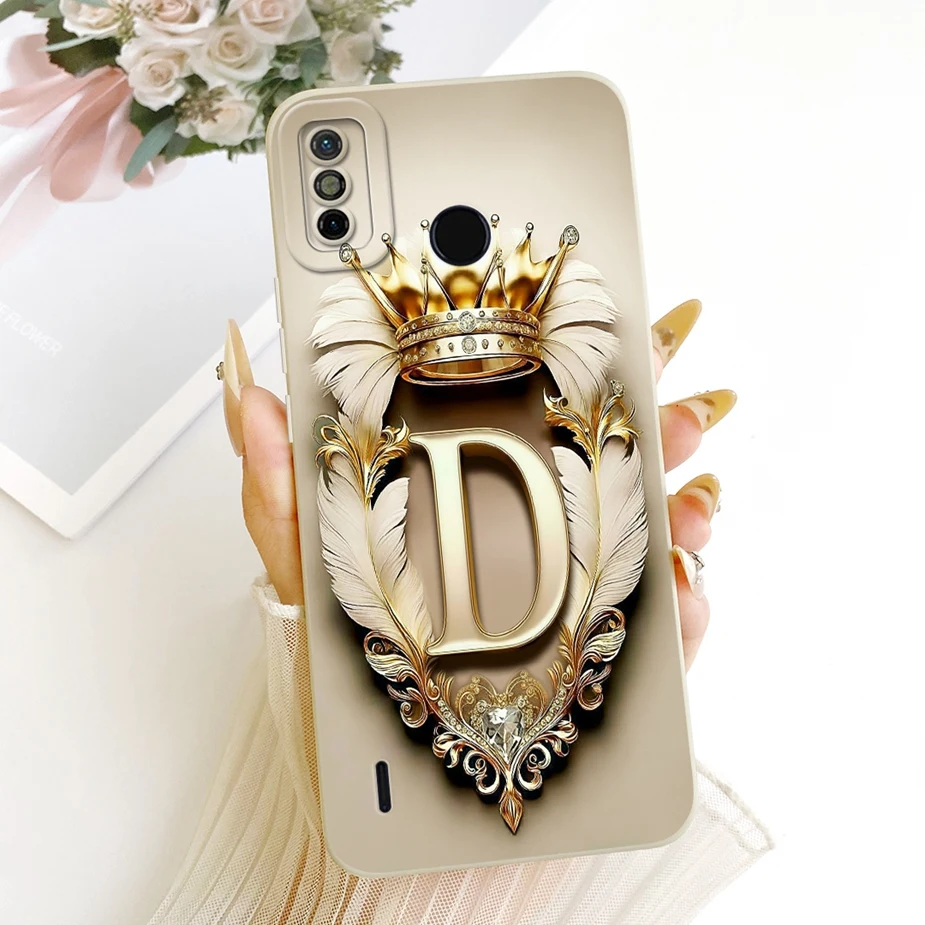 Para Tecno Spark 6 GO funda KE5j KE5k Cool corona letras cubierta a prueba de golpes funda de teléfono para Tecno Spark GO 2020 KE5S Fundas suaves bolsas - imagen 3