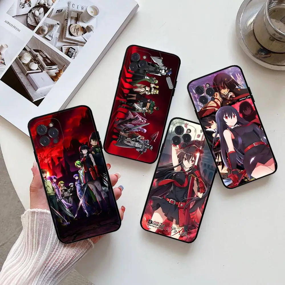 ¡Anime Akame Ga mata! Funda de teléfono para iPhone 16 15 14 13 12 Mini 11 Pro XS Max X XR SE 6 7 8 Plus cubierta de silicona suave - imagen 4