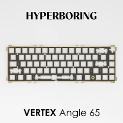 Keebox Vertex Angle 65, kit de teclado con placas PC/PP/FR4 y aluminio