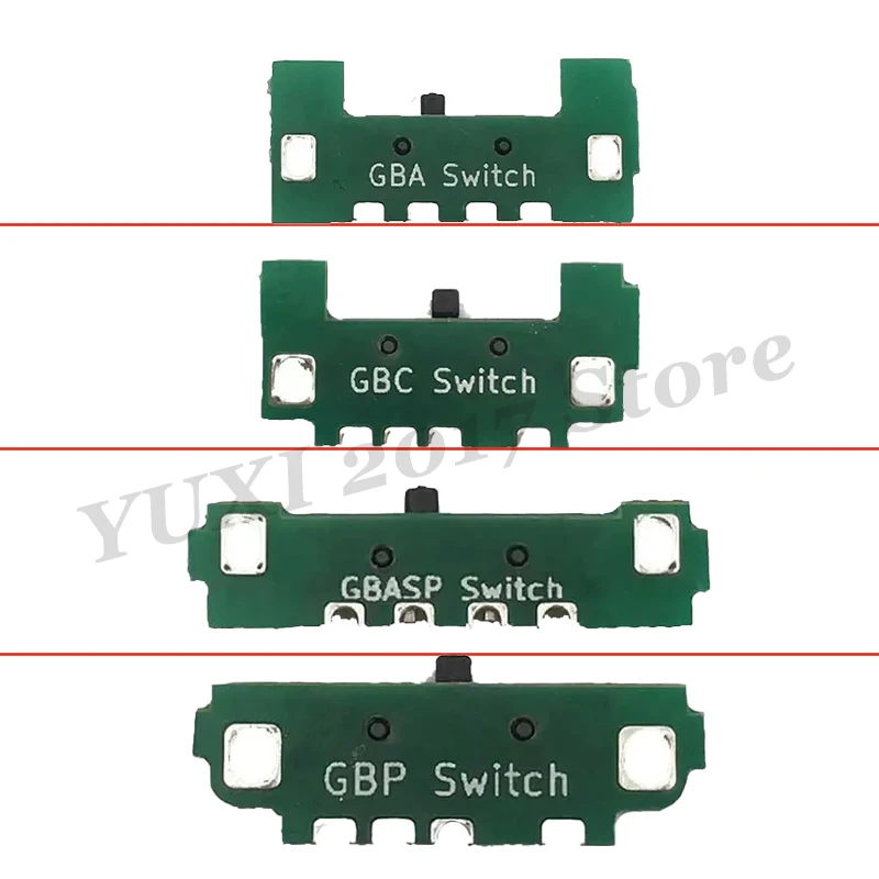 Placa de interruptor de encendido-apagado, 1-2 uds., adecuada para GBA GBC GBP GBA SP, piezas de repuesto para mantenimiento de consola de juegos, interruptor de alimentación - imagen 2