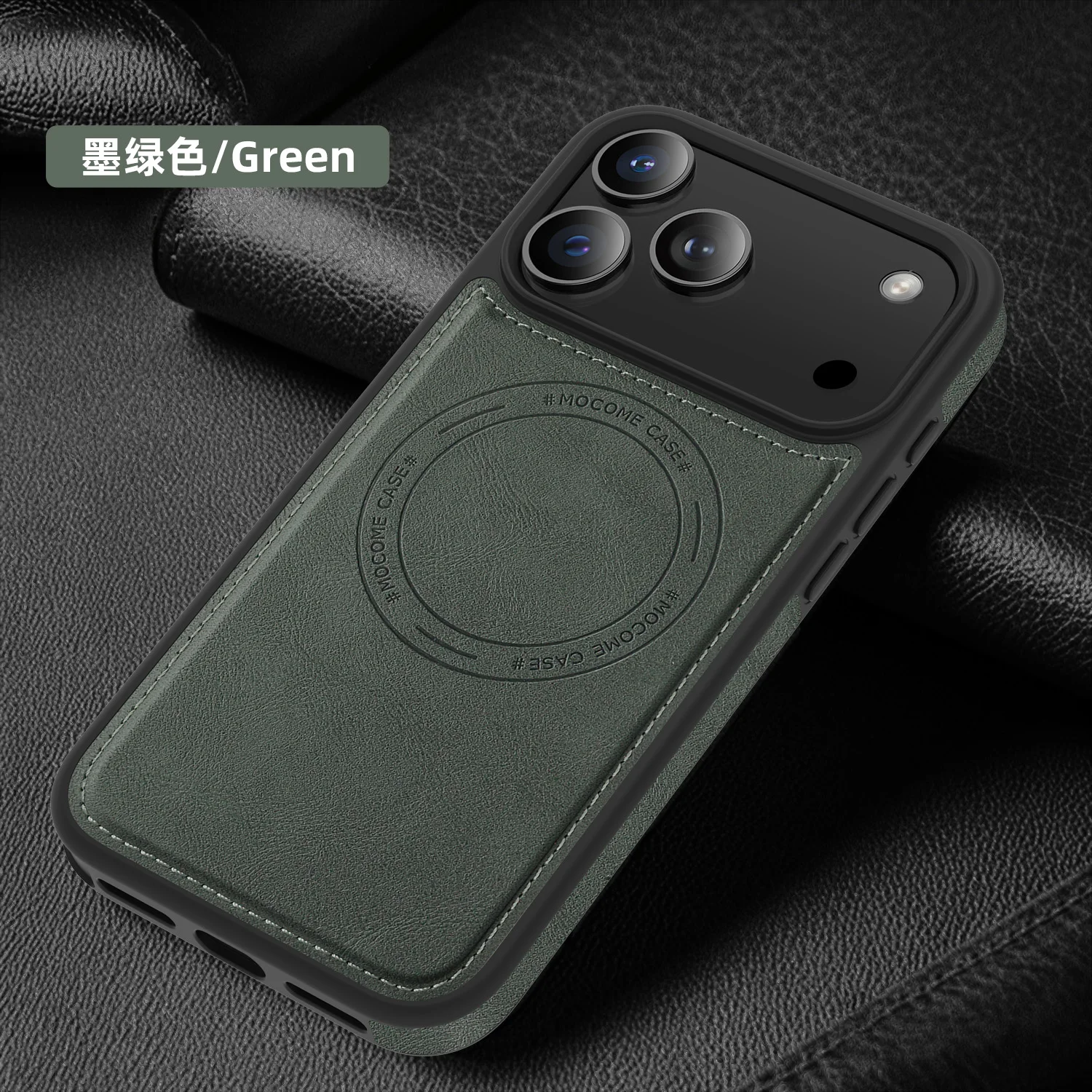 Funda Magsafe de carga magnética de cuero mate de lujo para iPhone 17 Air 16 E 15 14 Plus 13 12 11 Pro Max, funda suave a prueba de golpes - imagen 4