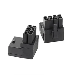 Adaptador PCIe 8 Pines Macho a Hembra – Angular 90° para GPU