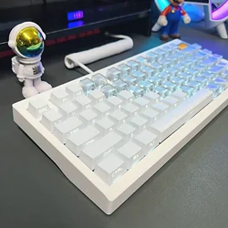 Teclas PBT Transparentes sin Leyendas para Teclado Mecánico