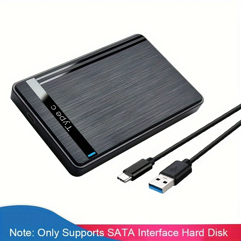 Caja HDD SATA a USB 3,0 de 2,5 ", fundas para discos duros móviles para almacenamiento externo SSD, caja HDD Plug and play - imagen 5