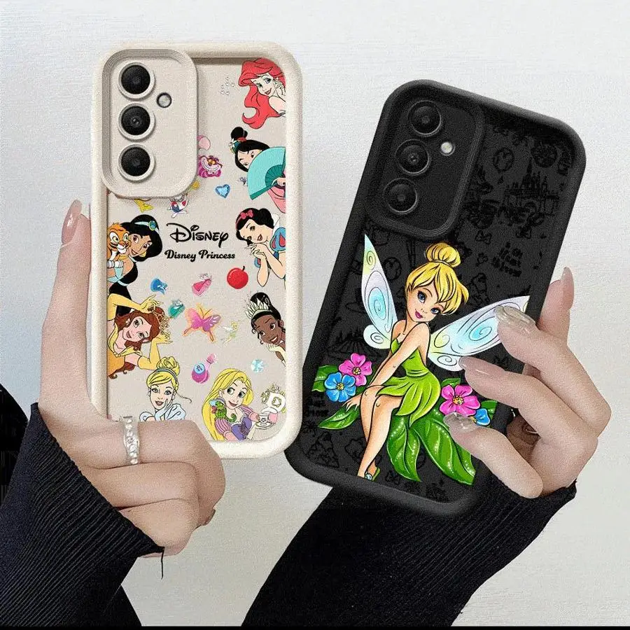 Funda de teléfono de princesa de Disney para Samsung, carcasa blanda para Galaxy A16 A33 A34 A12 A13 A14 A22 A32 A23 A24 A26 A36 A56 - imagen 4