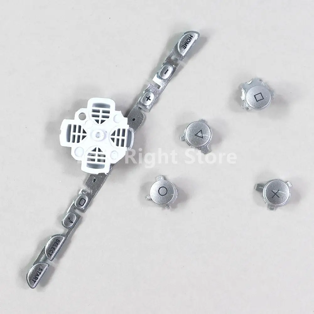 5 Juegos izquierda derecha ABXY Select Start Home Kit de botón de repuesto para PSP1000 PSP 1000 piezas de reparación de consola de juegos - imagen 4