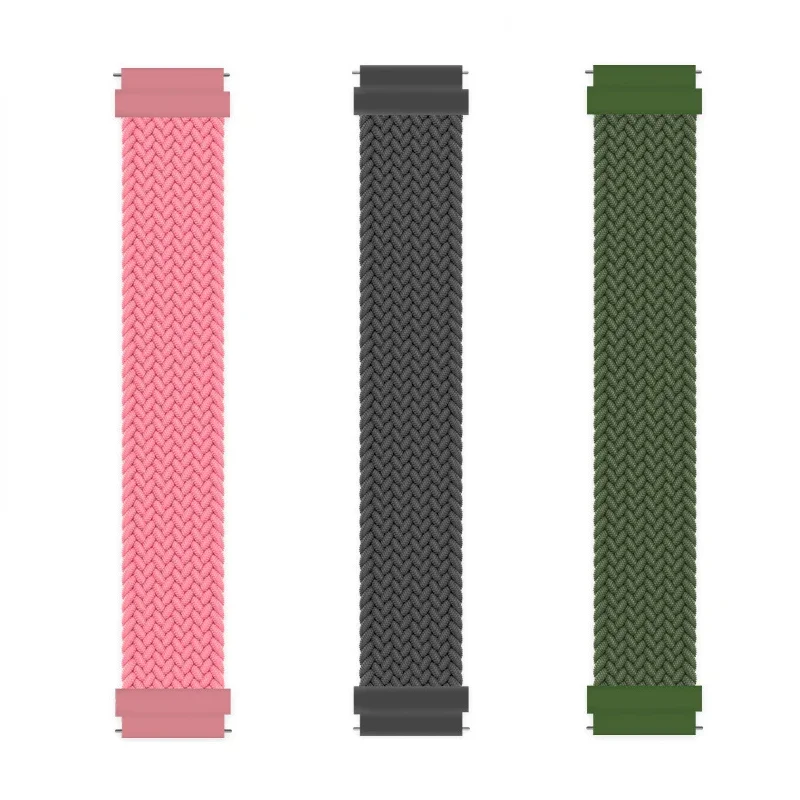 Correa trenzada de 22mm para Redmi Watch 5 lite, correa de nailon para Xiaomi Redmi Watch 5, pulsera activa, pulsera de tejido elástico - imagen 2