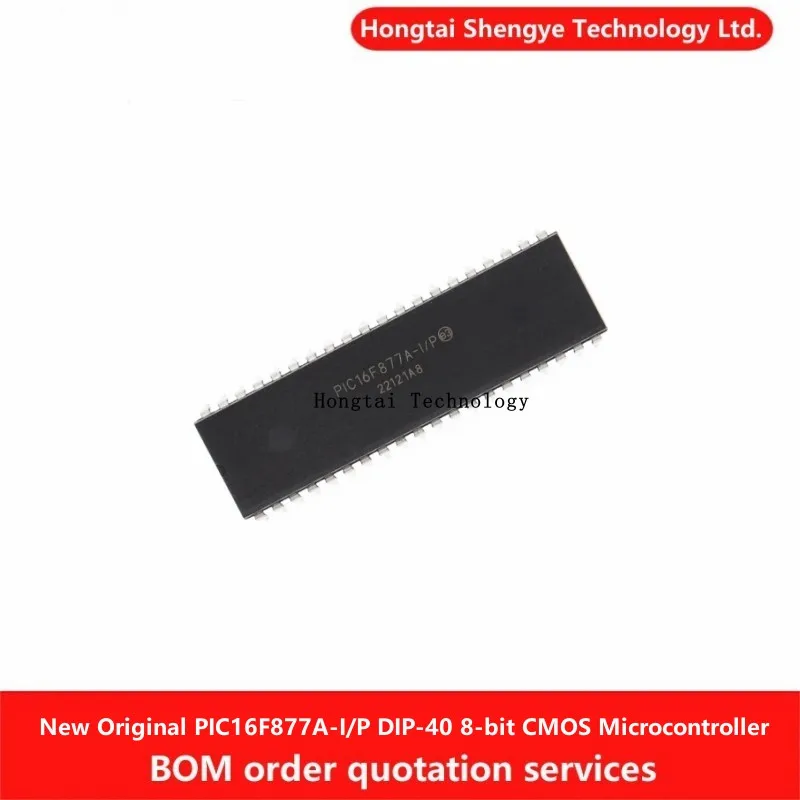 Nuevo Original PIC16F877A-I/P DIP-40 microcontrolador CMOS de 8 bits IC Chip
