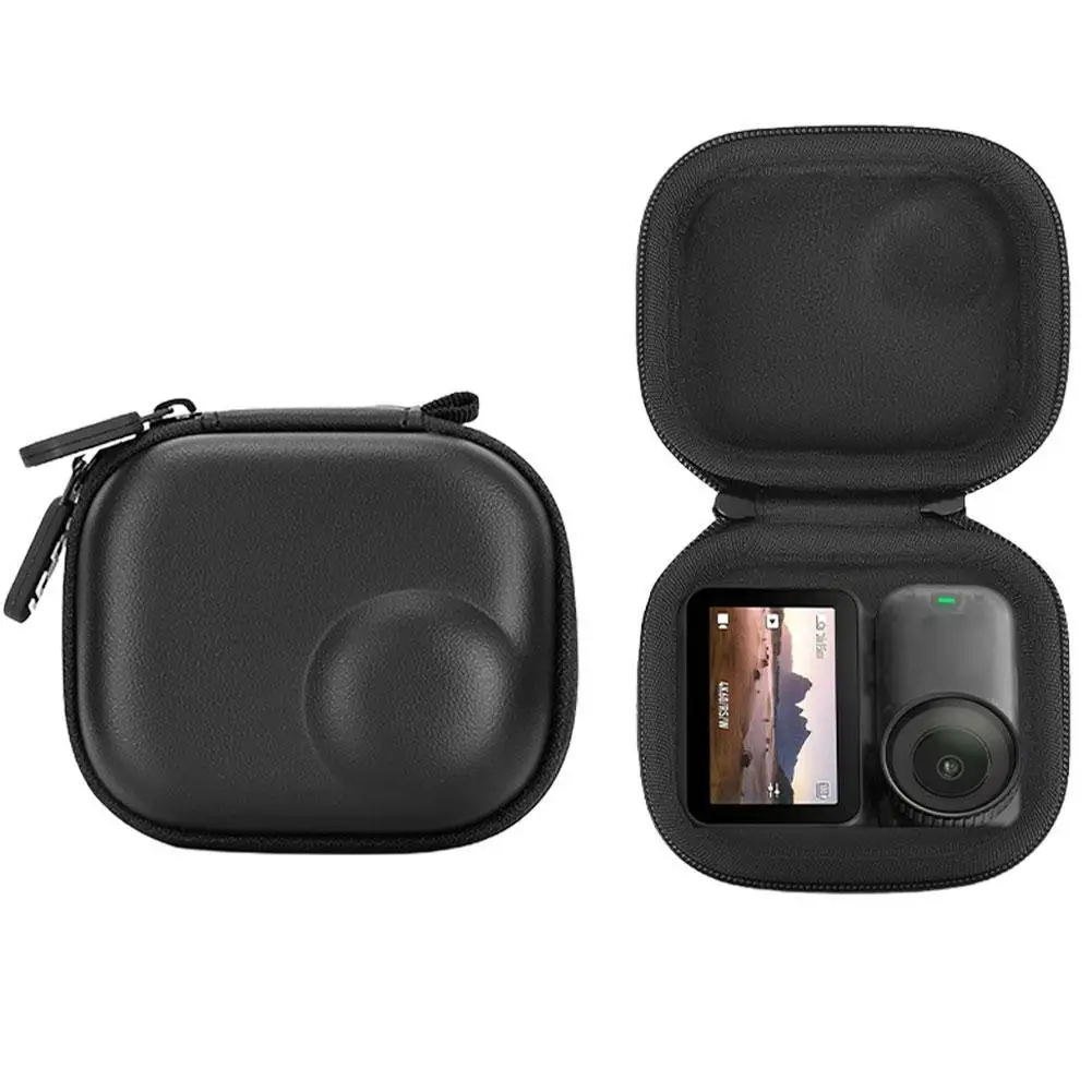 Para DJI OSMO Nano Estuche de transporte bolsa de viaje con cremallera accesorio de cámara bolsa de almacenamiento PU carcasa dura anticaída funda a prueba de golpes