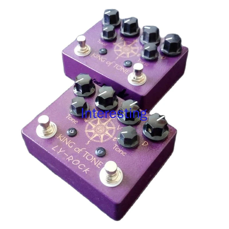 Pedal LYR (LY-ROCK), Pedal de efecto de salida de guitarra, efecto monobloque de sobrecarga de tono LY-ROCK efecto de bloque único de sobrecarga V4