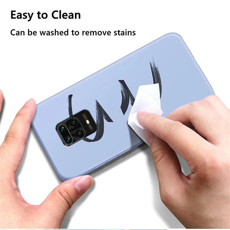 Líquido de silicona para Xiaomi Redmi Nota 9S caso para Xiaomi Redmi Nota 9S suave protector de espalda fundas para Redmi Nota 9S - imagen 4