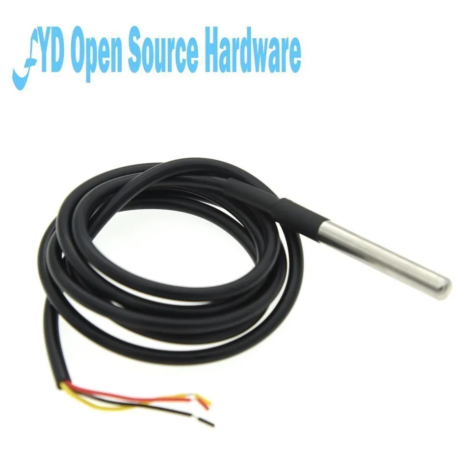 Sensor de temperatura Digital DS18B20, 1 piezas, directo, A prueba de agua, sonda, se puede personalizar un gran número de puntos originales - imagen 2