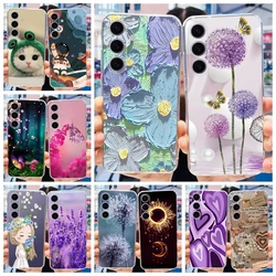 Samsung Galaxy S24 Plus Funda Transparente Silicona - Lujo Suave