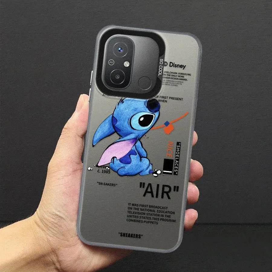 Funda de teléfono Disney Cute Stitch para Redmi 12 4G 12C 13C 4G 5G 13 4G Poco X3 NFC X3 Pro C50 C51 C61 Redmi A1 A2 Plus A3x - imagen 5