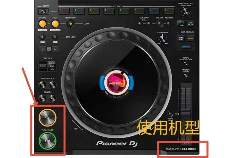 Original Pioneer Cdj3000 disco reproducción pausa montaje placa base botón interruptor de fluctuación de contacto botón Xdjxz - imagen 4