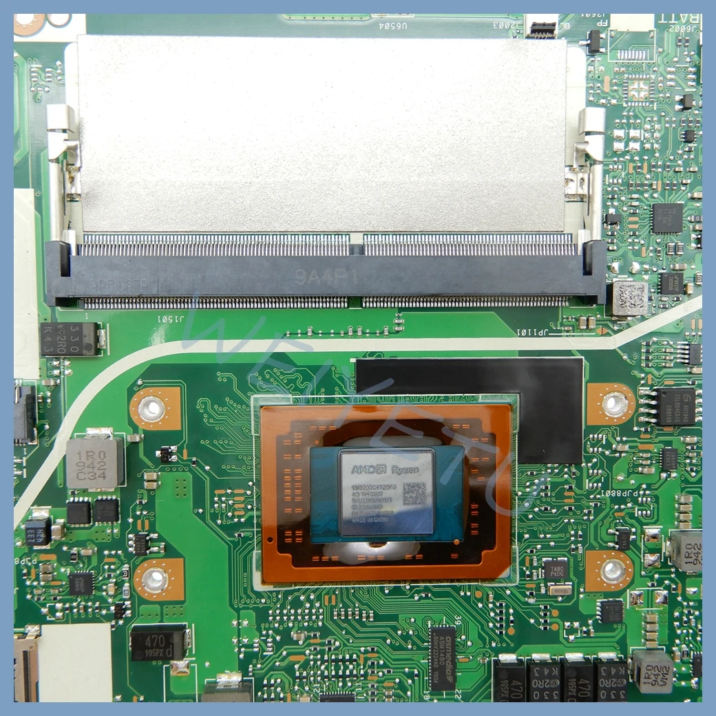 Placa base X412DA R412DA F412DA A412DA A412DK F412DK X412DK placa base para ordenador portátil con CPU 3050U R3 R5 R7 4GB-RAM 100% probado OK - imagen 2