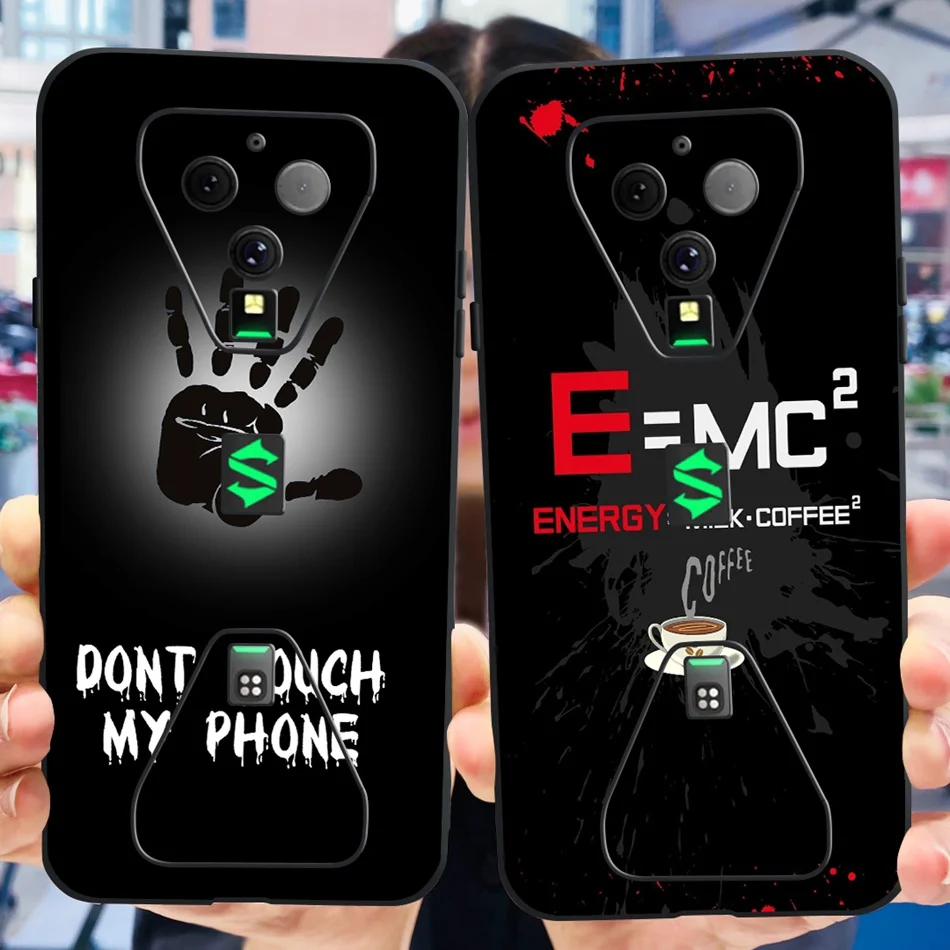 Funda blanda de silicona negra para Xiaomi Black Shark 3 3 S 5G, carcasa pintada de estilo de Metal para Xiaomi Black Shark3 Shark3S - imagen 3