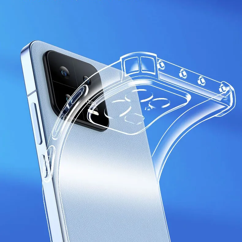 Funda de teléfono ultrafina para Xiaomi 13 Pro Ultra Lite, funda protectora de silicona suave para cámara, bolsa de aire Mi Xiaomi13Pro 13Lite - imagen 4