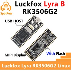 【Agencia autorizada】Luckfox Lyra B Flash-Boot versión RK3506G2 Rockchip Linux Board RK3506 para pantalla MIPI/DSI Cortex-A7