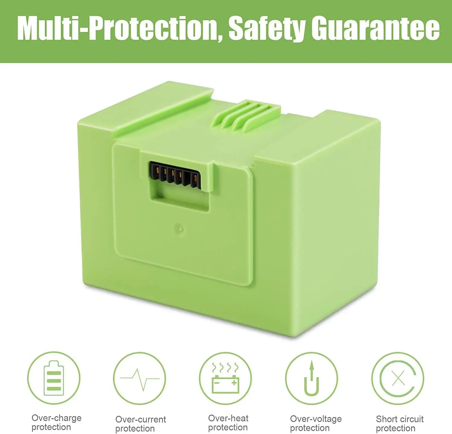 Batería de litio de 14,4 V y 12800mAh para iRobot Roomba i3 i4 i7 e5 e6 Series i3+ 3150 3550 i4+ 4150 4550 i6 i6+ 6150 6550 i7 i7+ 7150 - imagen 3