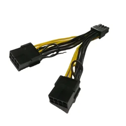 Cable GPU 8 Pines Doble Puerto – Compatible Nvidia Tesla K80/P40/P100