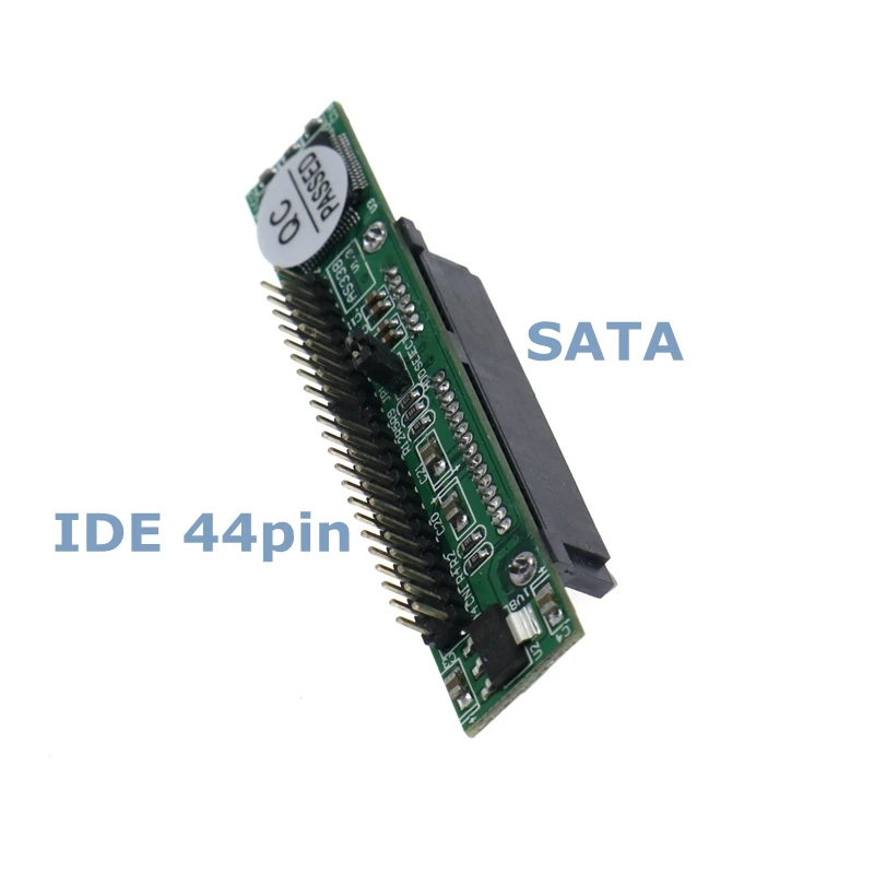 Convertidor SATA a IDE de 2,5 "para unidad de ordenador portátil, tarjeta adaptadora de puerto IDE PATA HDD SSD Serial ATA 7 + 15P hembra a 44 pines macho - imagen 3