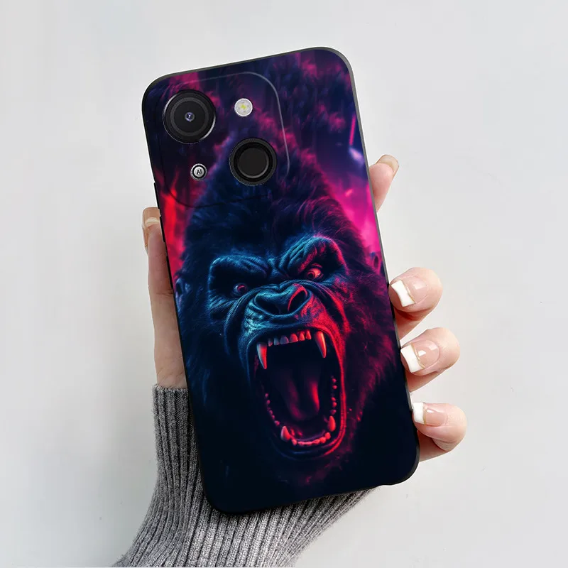 Funda de teléfono para Itel A50C, carcasa de silicona suave A prueba de golpes, color negro Myth Wukong, para Itel A50C A 50C itelA50C A669L - imagen 2