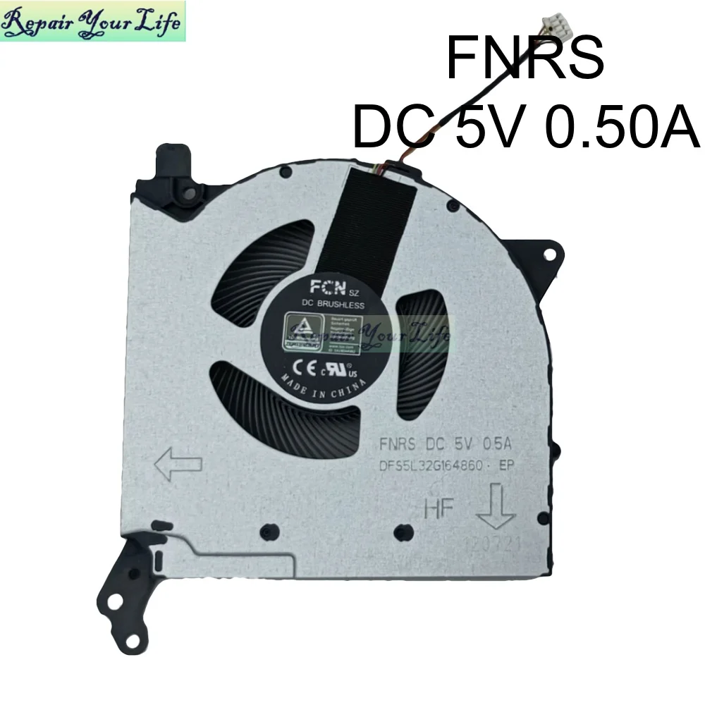 Ventilador de refrigeración CPU GPU para Lenovo Legion 5-15ITH6H 5-17ITH6H 82JH 82MH 82JM Y560 ventiladores enfriadores de ordenador portátil para videojuegos 5H40S20332 FNRS FNRR - imagen 3