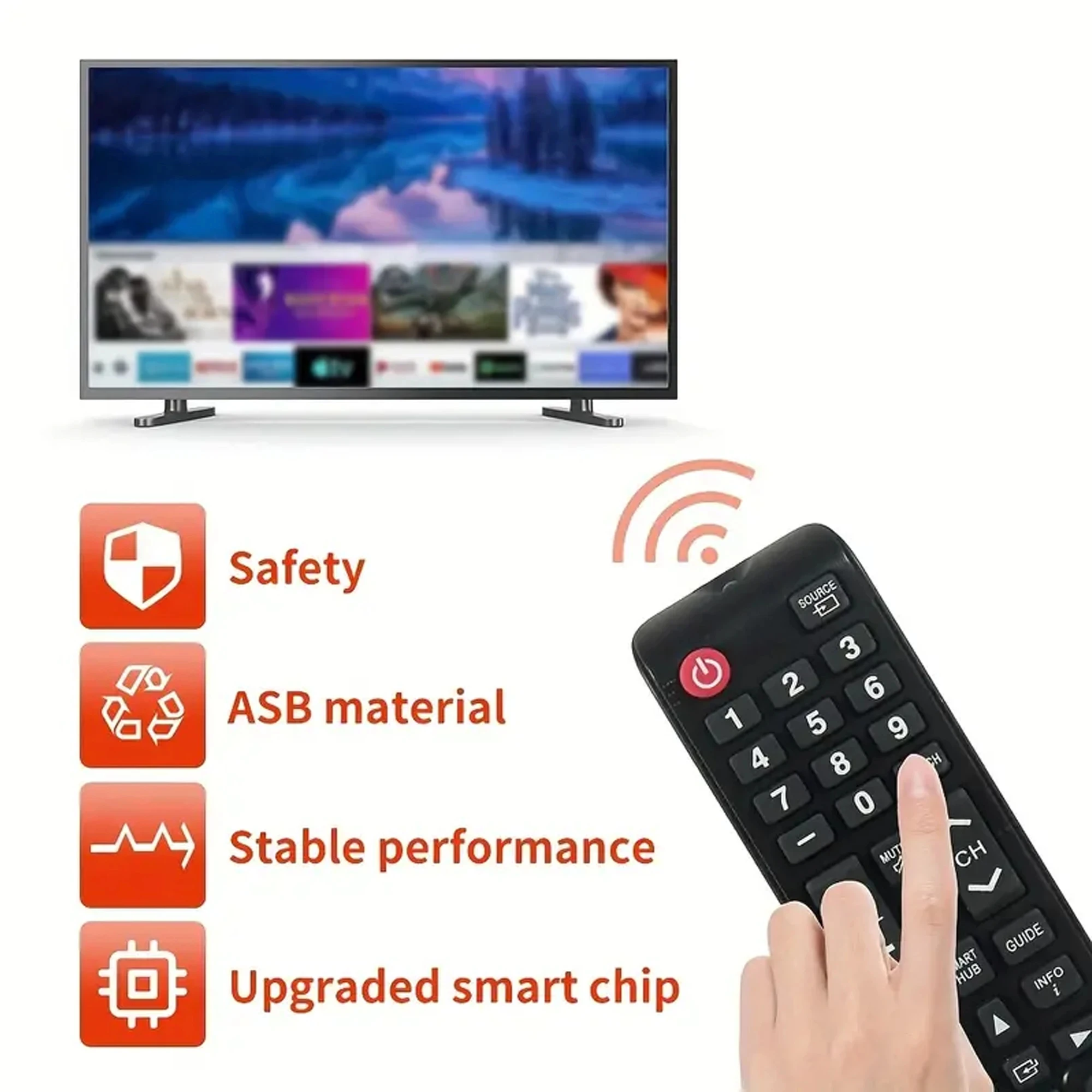 Mando a distancia universal AKB 75095308   ABS de alta calidad para LG Smart TV 32LJ610V 43UJ634V 49UJ634V 55UJ634V 65UJ634V 43UJ6309 - imagen 5
