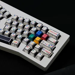 Teclas PBT perfil cereza Alice – Tema Retro Cómic Gamer