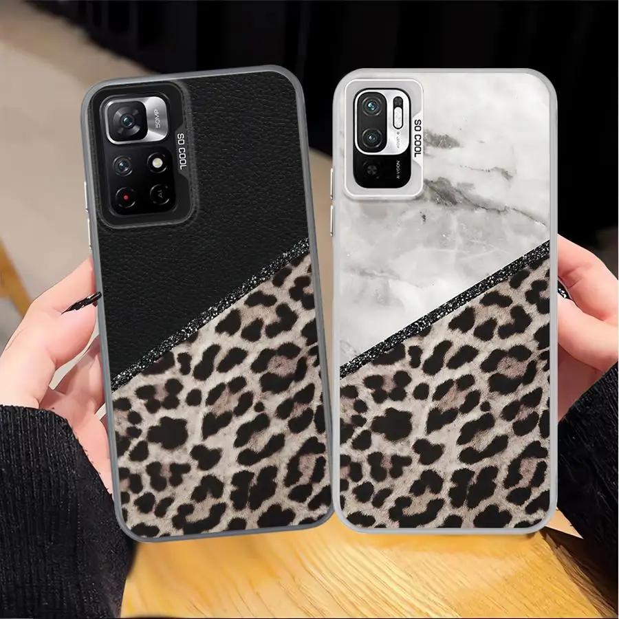 Funda trasera personalizada con estampado de leopardo para Xiaomi Mi 11 Lite 13T 12T Pro - imagen 4