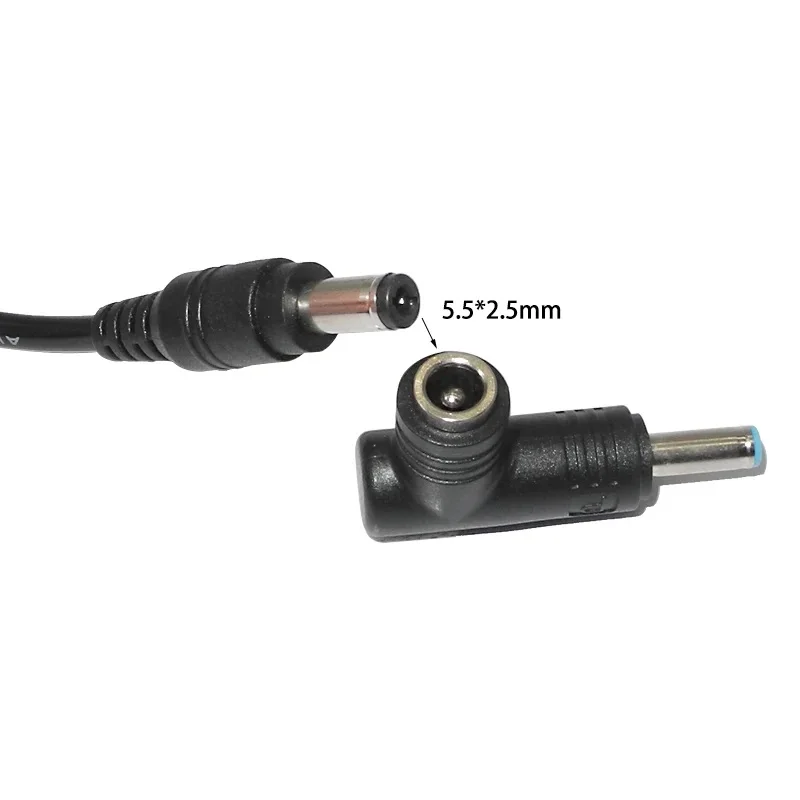 2 Conector de alimentación CC de 40W, 5,5x2,5mm a 7,4x5,0 4,5x3,0, 6,0x3,7mm, conector macho, convertidor adaptador de cargador Universal para ordenador portátil para HP - imagen 5
