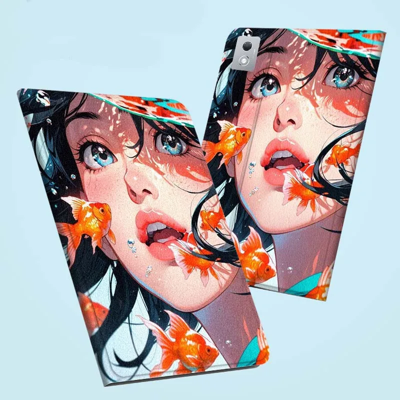 Balena chica arte Popular para Xiaoxin Lenovo Pad Tab K10 K11 M10 P12 P11 Pro GT Gen2 Plus Legion Y700 Y900 12,1 funda para tableta - imagen 4
