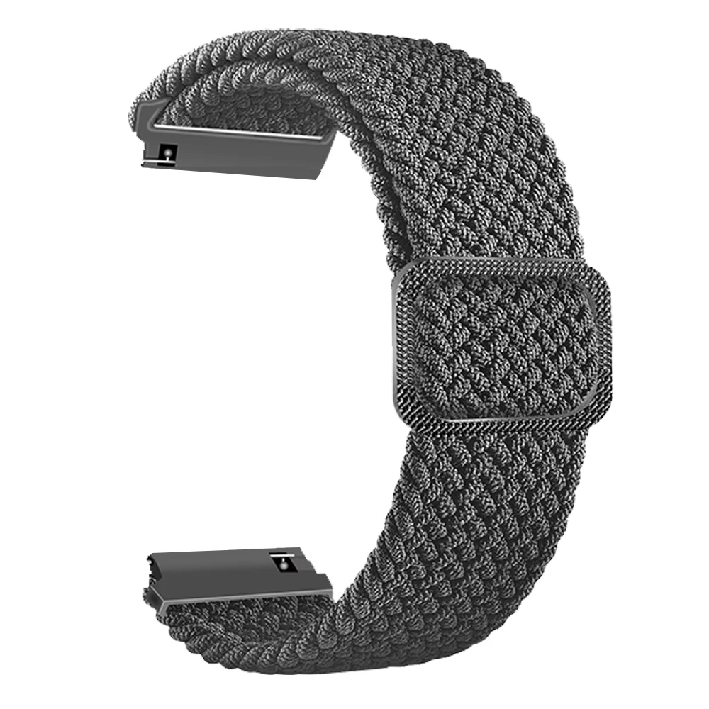 Correa de bucle de nailon para TicWatch Pro 3, bandas trenzadas ultraelásticas para TicWatch GPS/GTH/Pro X/GTW/E2/S2/E3, 20mm y 22mm - imagen 4