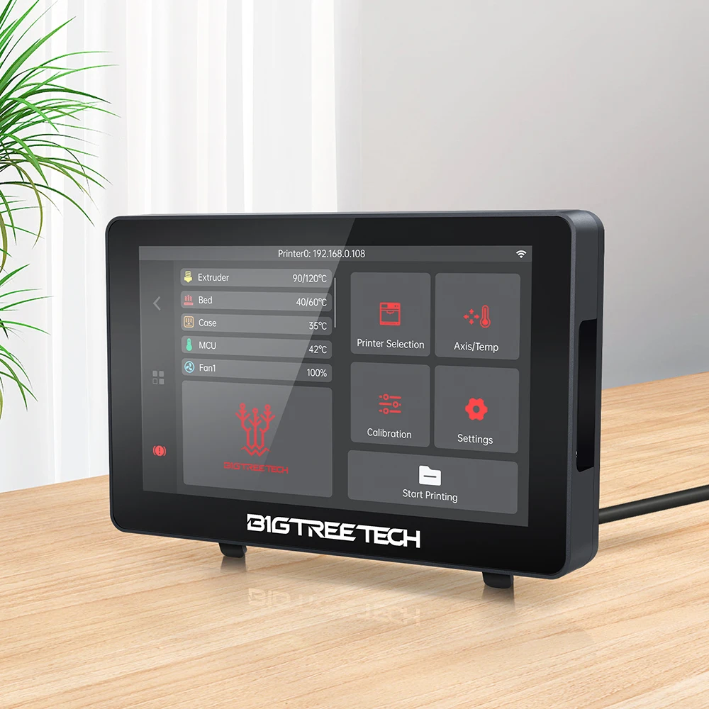 BIGTREETECH-pantalla táctil K-TOUCH de 5 pulgadas, Wifi, para Voron 2,4 Ender 3, Control de impresora múltiple, pantalla inalámbrica Klipper - imagen 2