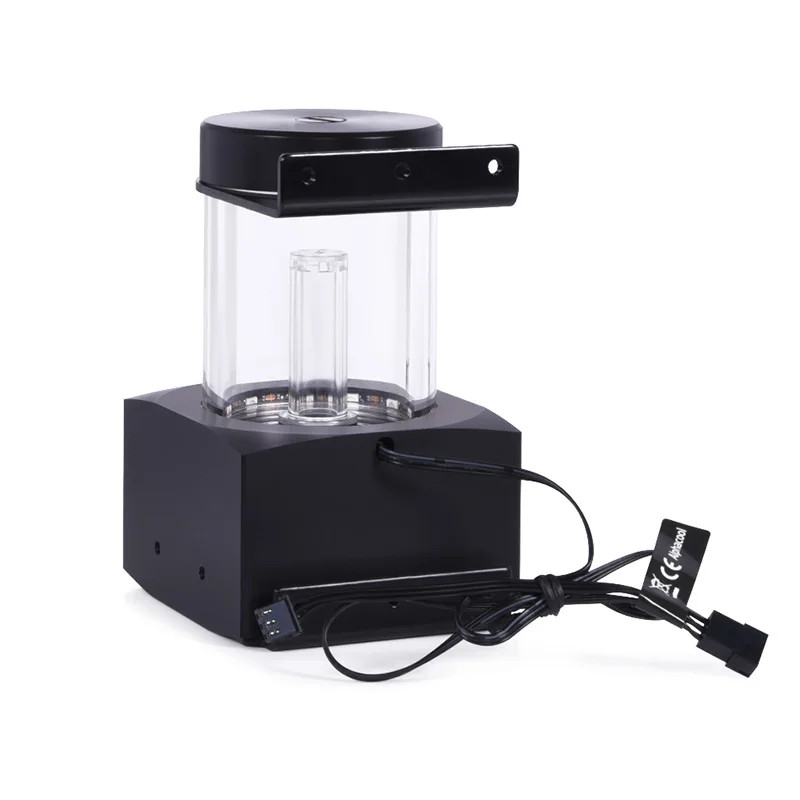 Alphacool Core 100 Aurora Tube Reservoir Compatible D5/VPP Bombas Tanque de enfriamiento de agua de expansión superior, G1/4" - imagen 4