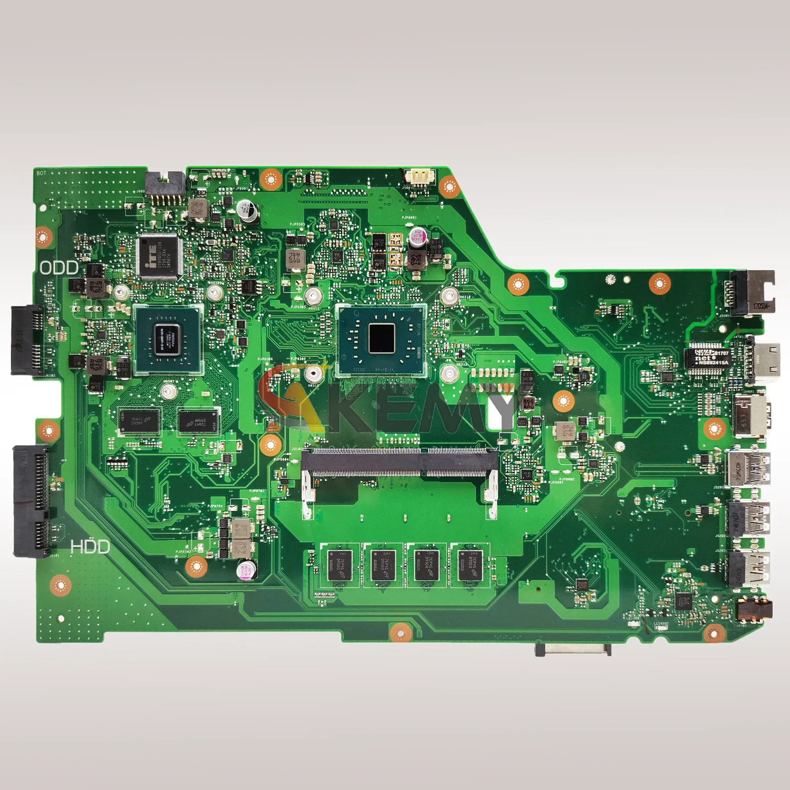 Placa base para ordenador portátil X751NV para ASUS VivoBook X751N K751N X751NC X751NA X751NV placa base para portátil con CPU Celeron 106% pruebas OK - imagen 3