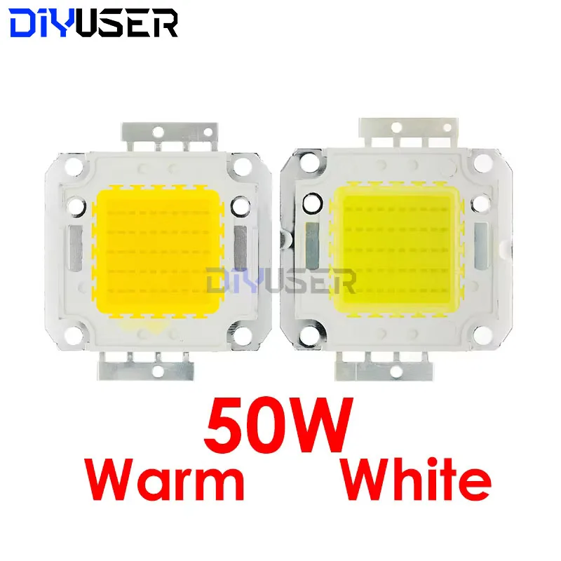DIYUSER 10W 20W 30W 50W 100W CHIP LED blanco/blanco cálido cuentas de lámpara de alta potencia integradas 24*44mil 32V-34V 3200K-6500K 600-3000MA - imagen 5