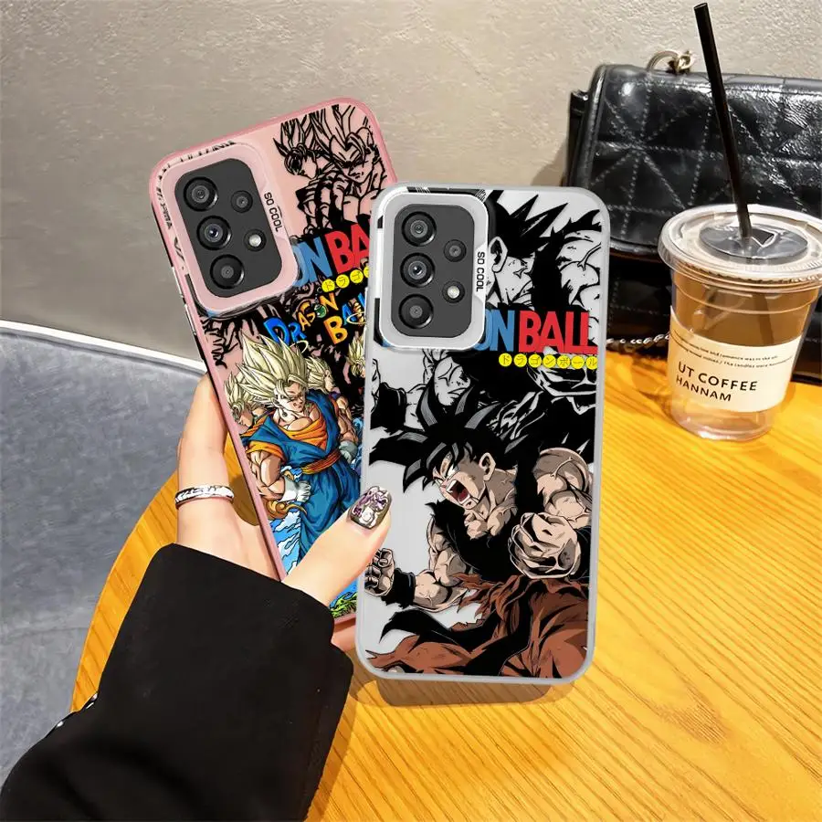 Dragon Ball Goku Vegeta funda trasera para teléfono Samsung Galaxy A36 A13 A14 A15 A16 A11 A12 A32 A34 A17 A20s A35 A26 A31 A21s - imagen 2